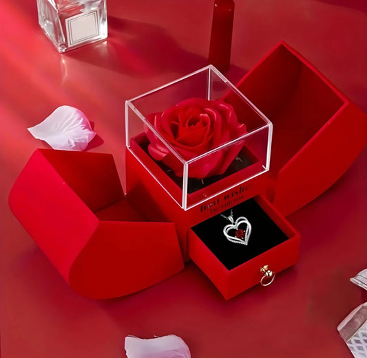 Eternal Rose & Jewel Keepsake Box